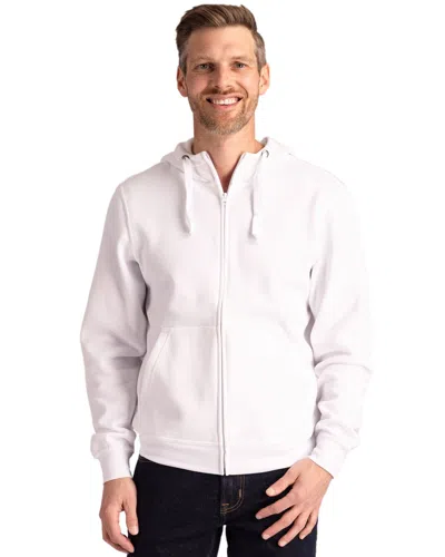 Clique Stockholm Unisex Full Zip Hoodie In White