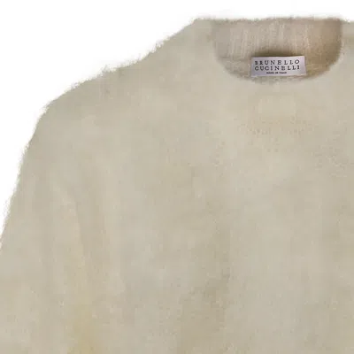 Brunello Cucinelli Sweaters Light And Natural In Blue