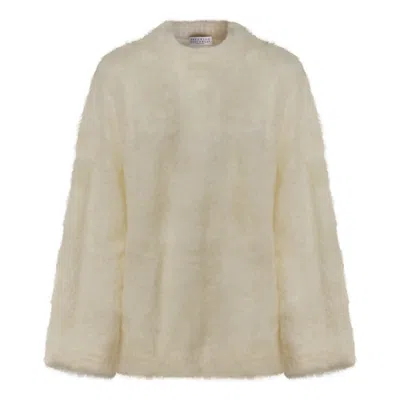 Brunello Cucinelli Sweaters Light And Natural In Blue