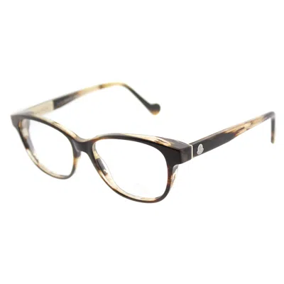 Moncler ml 5014 053 Womens Cat-eye Eyeglasses 52mm In Brown