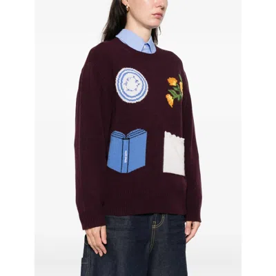 Stine Goya Crew-neck Sweater In Purple