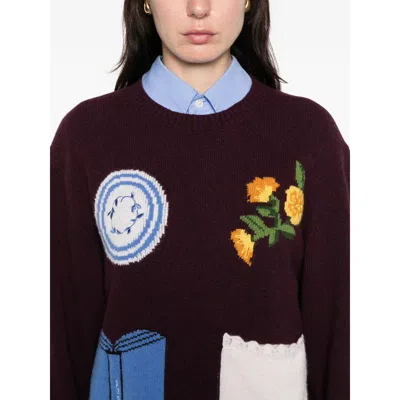 Stine Goya Crew-neck Sweater In Purple