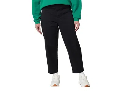 Label Go-to Pants Womens Black Relaxed Fit Flat Front Straight Cropped Jdm923 In Multi