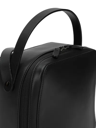 Auralee Square Crossbody Bag Adjustable Strap In Black