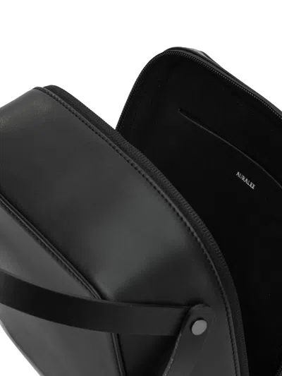 Auralee Square Crossbody Bag Adjustable Strap In Black