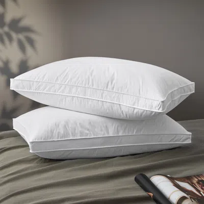 Puredown Grey Goose Blend Pillow In White