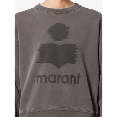 Isabel Marant Étoile Moby Logo Sweatshirt In Gray