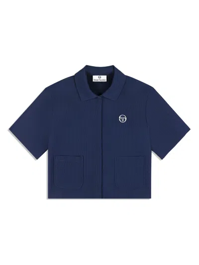 Sergio Tacchini Mia Cropped Shirt In Multi