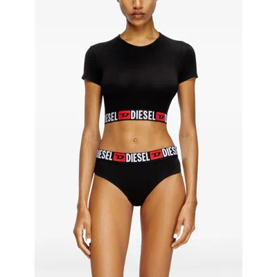 Diesel Irma-d-core Black T-shirt In Black