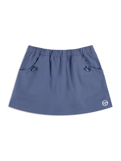 Sergio Tacchini Aria Track Skirt In Black