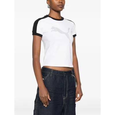 Puma Fenty T Shirts White In White