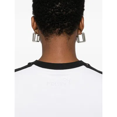 Puma Fenty T Shirts White In White