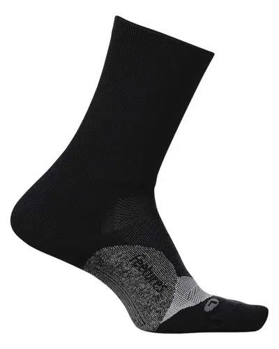 Feetures Elite Light Cushion Mini Crew Socks Men Black Stretch Sports Buu1121 In Black