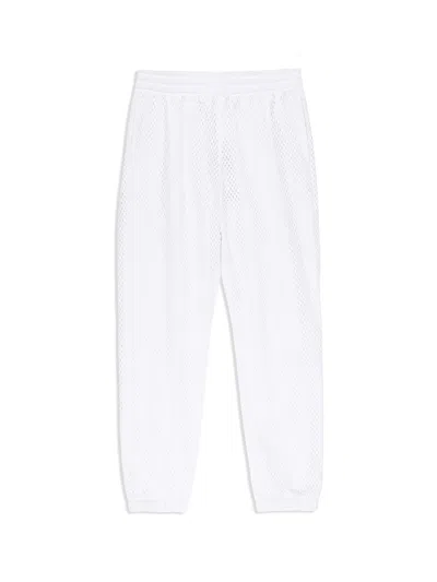 Sergio Tacchini Adria Mesh Track Pant In White