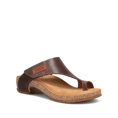 Taos Loop Toe Loop Sandal In Brown
