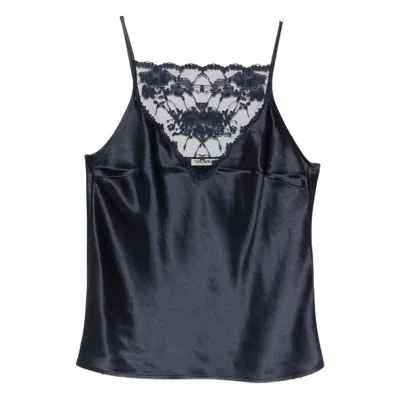 By Malene Birger Leeba Lace Top In Blue