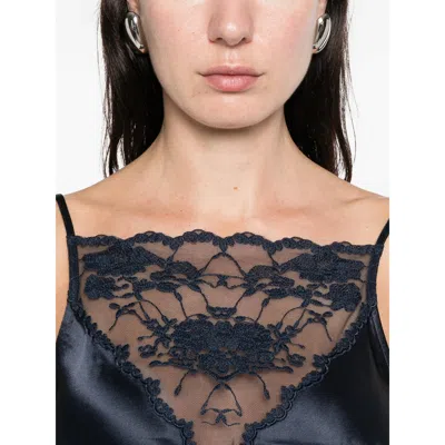 By Malene Birger Leeba Lace Top In Blue