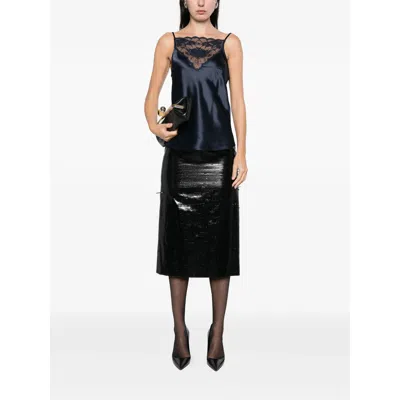 By Malene Birger Leeba Lace Top In Blue