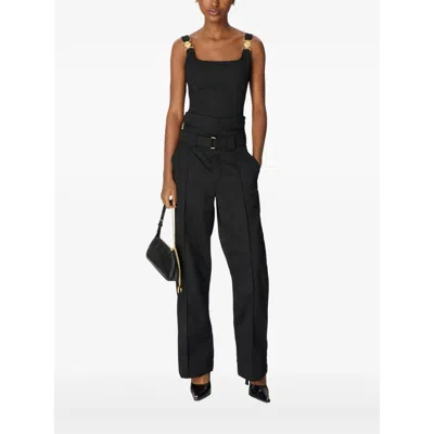 Marine Serre Chain-detail Sleeveless Top In Black