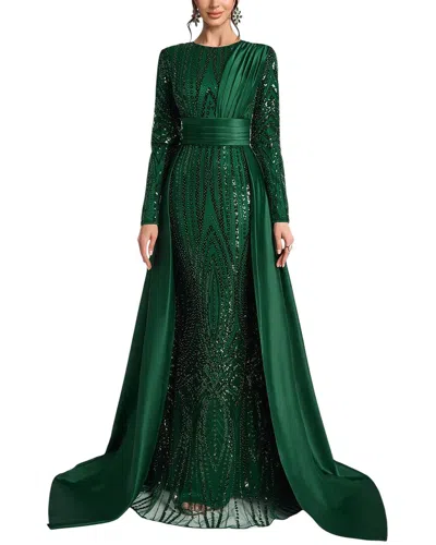 Silvia Rufino Maxi Dress In Green