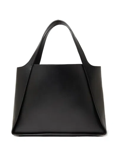 Stella Mccartney Leather Tote Bag With Logo Detail