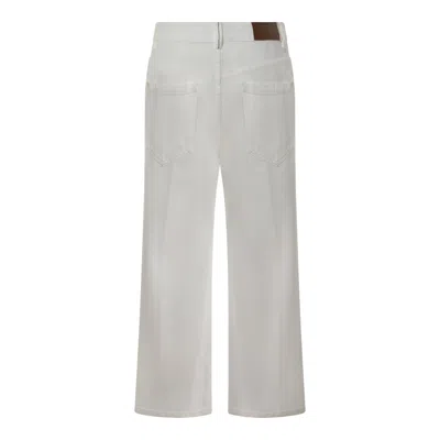 Brunello Cucinelli Trousers Light And Natural In Gray