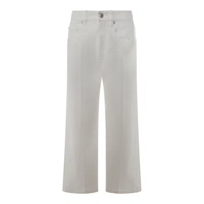 Brunello Cucinelli Trousers Light And Natural In Gray