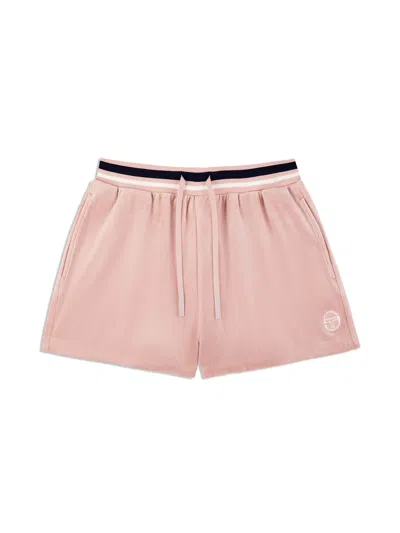 Sergio Tacchini Adele Velour Short In Pink