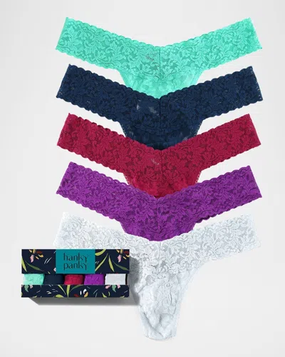 Hanky Panky Underwear Women's Multicolor Signature Lace Thong In Multi