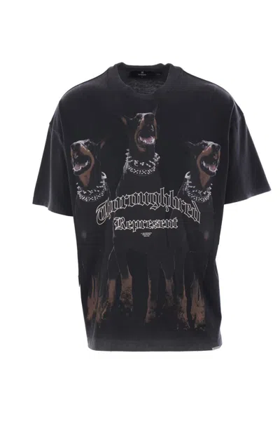 Represent Men's Thoroughbred T-shirt In Black