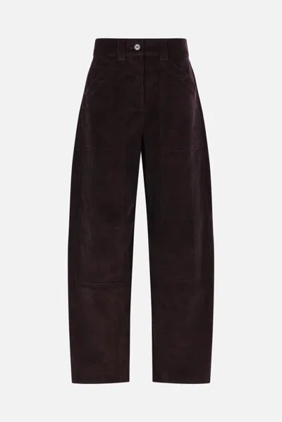 Co Rduroy Trousers In Brown