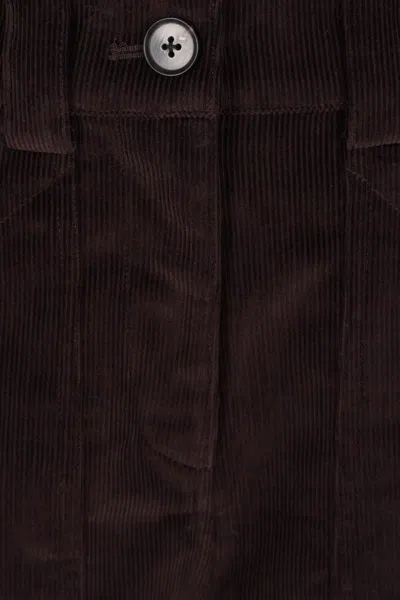Co Rduroy Trousers In Brown