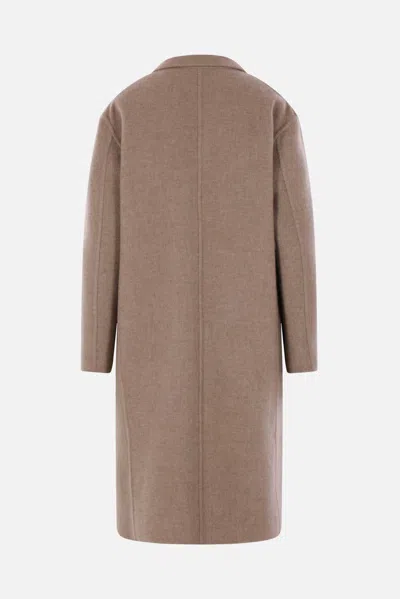 The Row Coats In Brown
