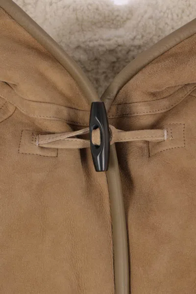 Yves Salomon Coats In Brown