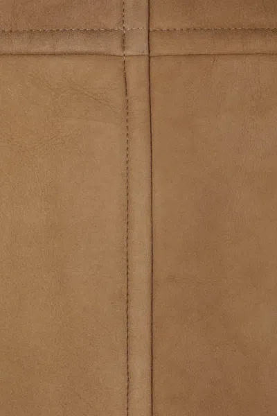 Yves Salomon Coats In Brown