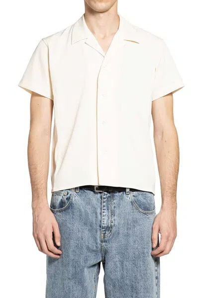 Second / Layer Second Layer Avenue Camp Shirt In Neutral