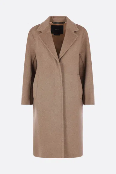 Max Mara Coats In Brown