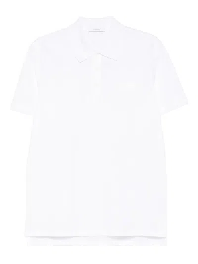Givenchy Cotton Polo Shirt Featuring Short Sleeves And Collar In White
