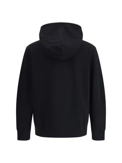 Givenchy Couture Seam Fleece Hoodie With Paris Embroidery Clothing In Black