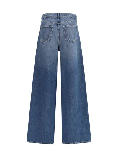 L'agence Wide-leg Jeans In Blue