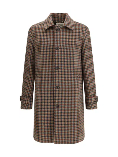 Valstar Checked Single-breasted Coat In Multi