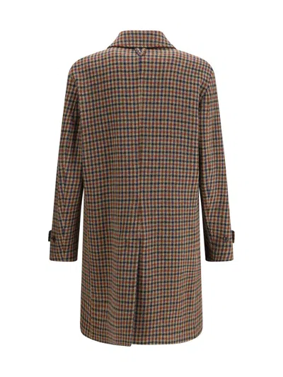 Valstar Checked Single-breasted Coat In Multi