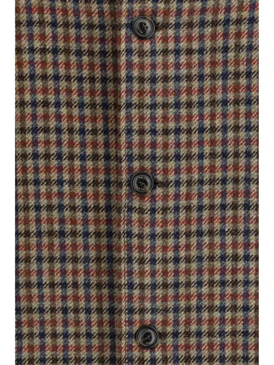 Valstar Checked Single-breasted Coat In Multi