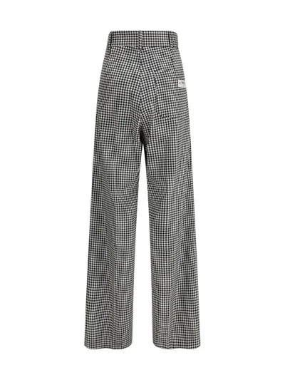 Fiorucci Belt-loops Trousers In Black