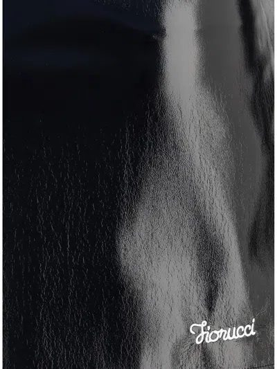 Fiorucci Mini Skirt Vinyle In Black