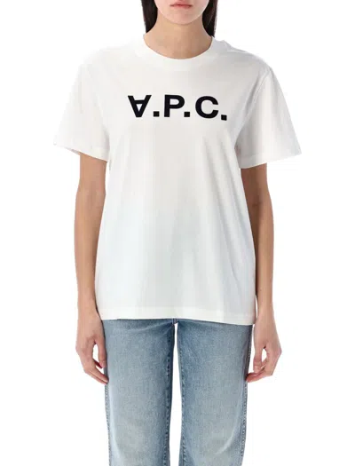 Apc A.p.c. Tshirt Standard Grand Vpc In White