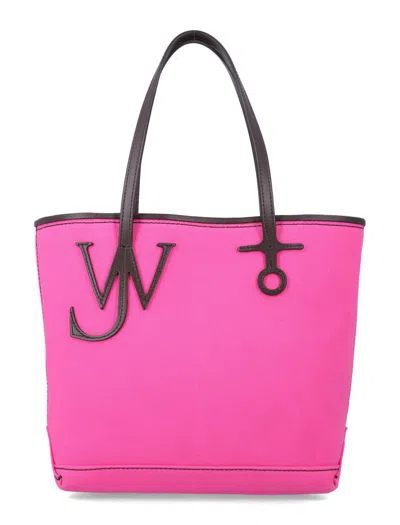 Jw Anderson Small Anchor Tote In Pink