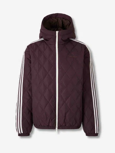 Adidas Originals By Wales Bonner Technical Zip Jacket In Brown