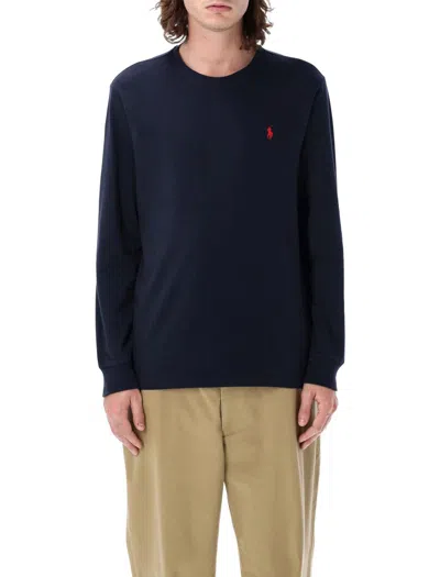 Polo Ralph Lauren Classic Long-sleeve T-shirt In Black