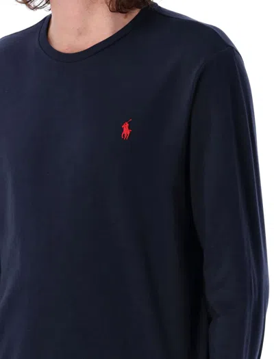 Polo Ralph Lauren Classic Long-sleeve T-shirt In Black